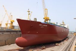 LPG carrier Umm Laqhab undergoing routine drydocking and maintenance